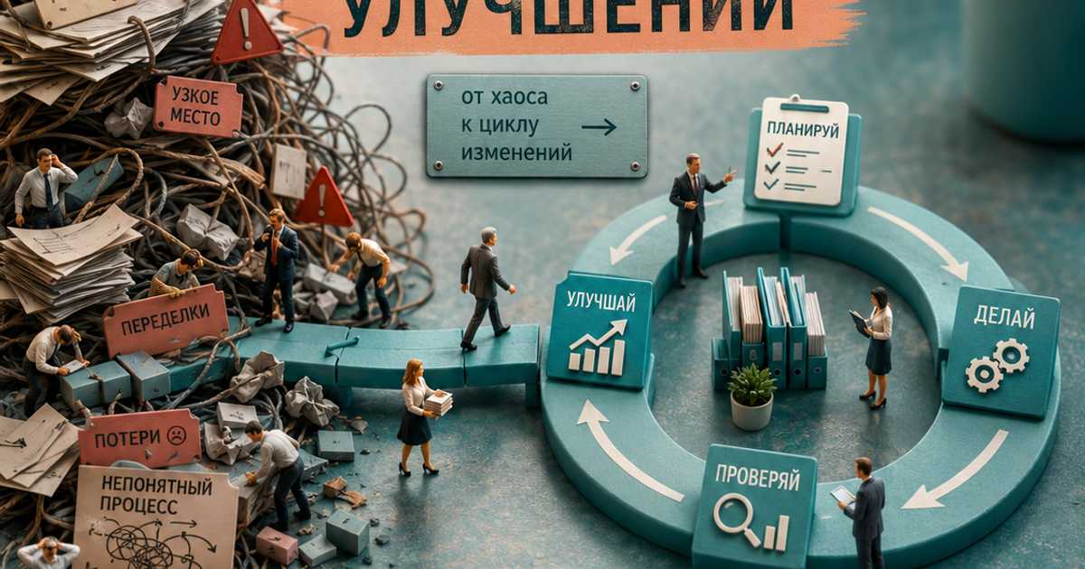 Система постоянных улучшений в бизнесе: как превратить хаотичное управление в предсказуемый цикл изменений