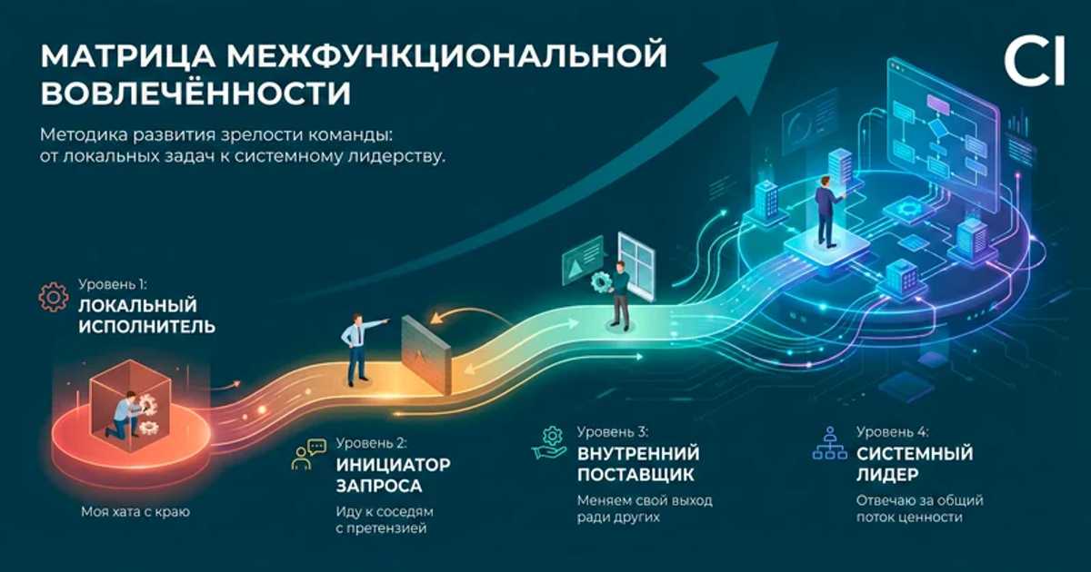 Методика CI CONSULT: Матрица межфункциональной вовлечённости